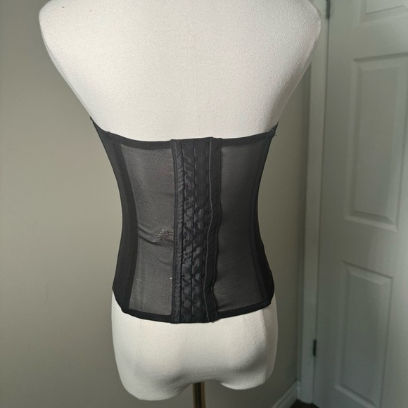 La vie en rose black corset lace up 34C goth Fairycore coquette - Picture 4 of 7